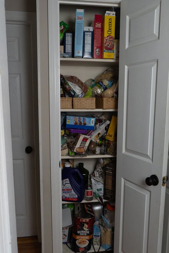 how to update your small pantry for less than 70, The very sad before