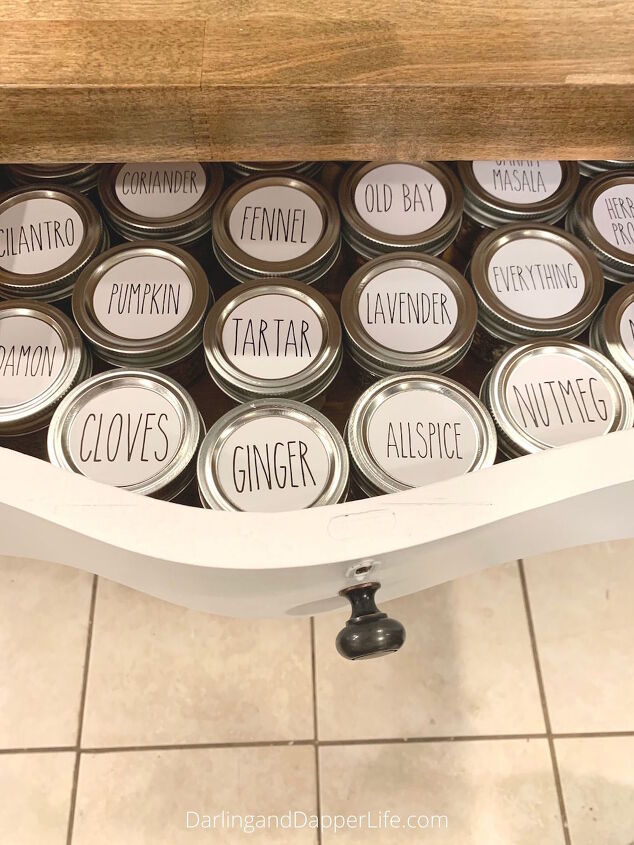 the well organized spice drawer featuring the best 8 oz spice jars