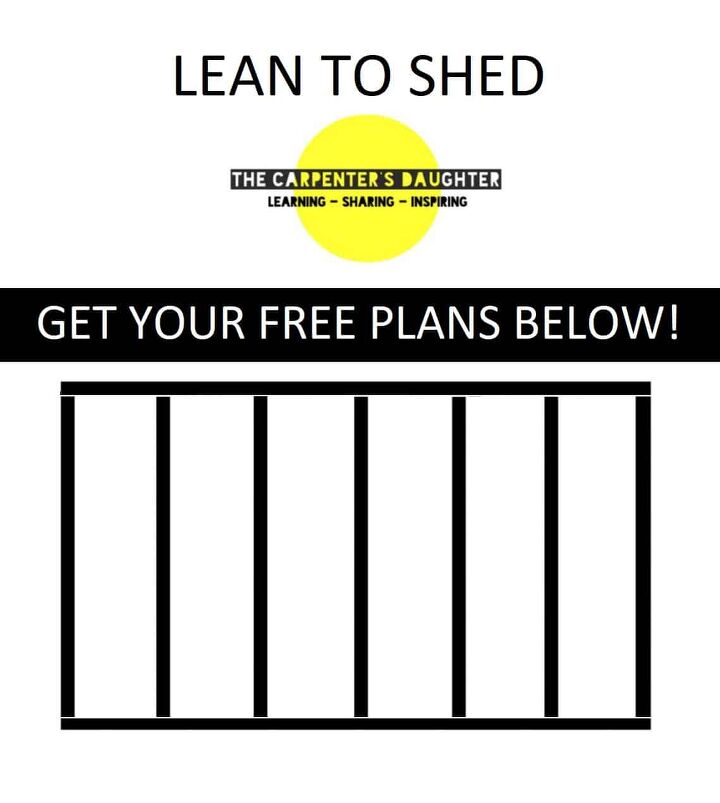 how to build a lean to shed free plans