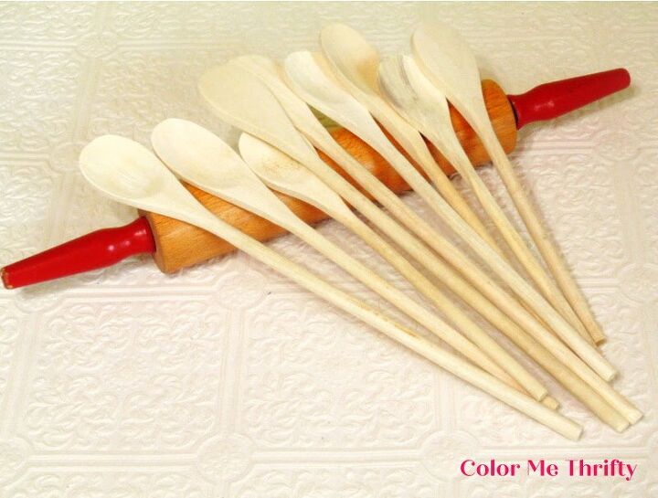 doe-het-zelf houten lepels windgong