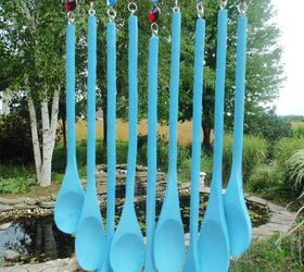 diy wooden spoons wind chime