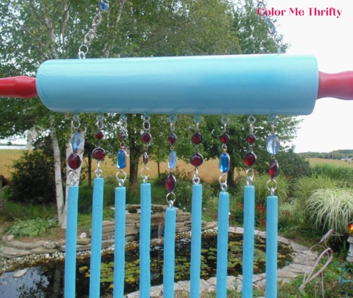 doe-het-zelf houten lepels windgong