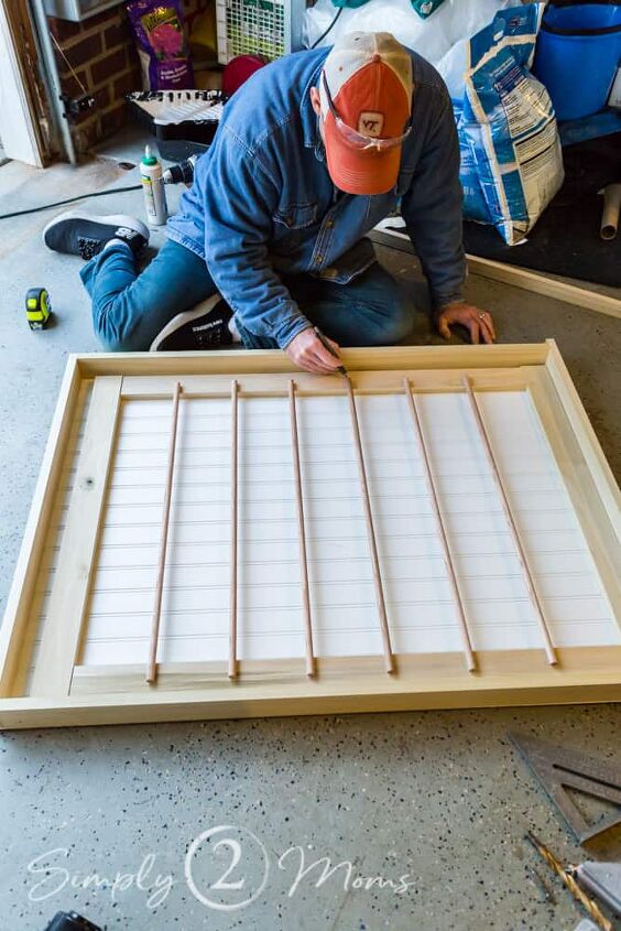 how to build a beadboard diy drying rack
