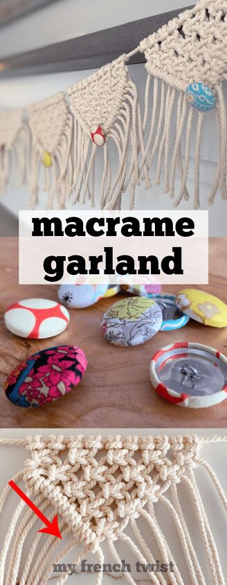 diy macrame garland