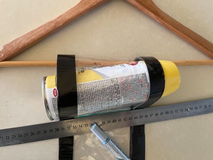 hanging spray paint holder no sew