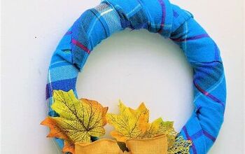 How to Make A  Colorful Fall Wreath