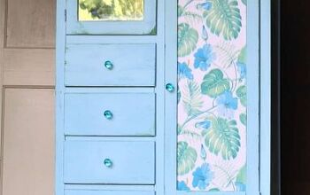Painted Furniture Decorated With Adhesive Drawer Liner