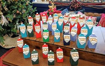 Wooden Santa Clauses!