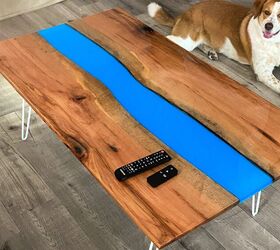 DIY Epoxy Wood Coffee Table