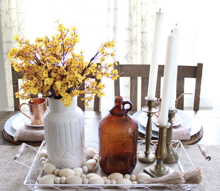 tips and tricks for styling a fall table, This is the process I went through to style my fall centerpiece for my table