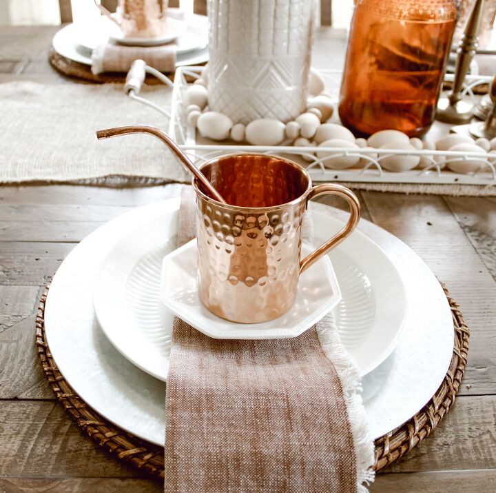 tips and tricks for styling a fall table, Here s a little breakdown on how I style my fall place settings