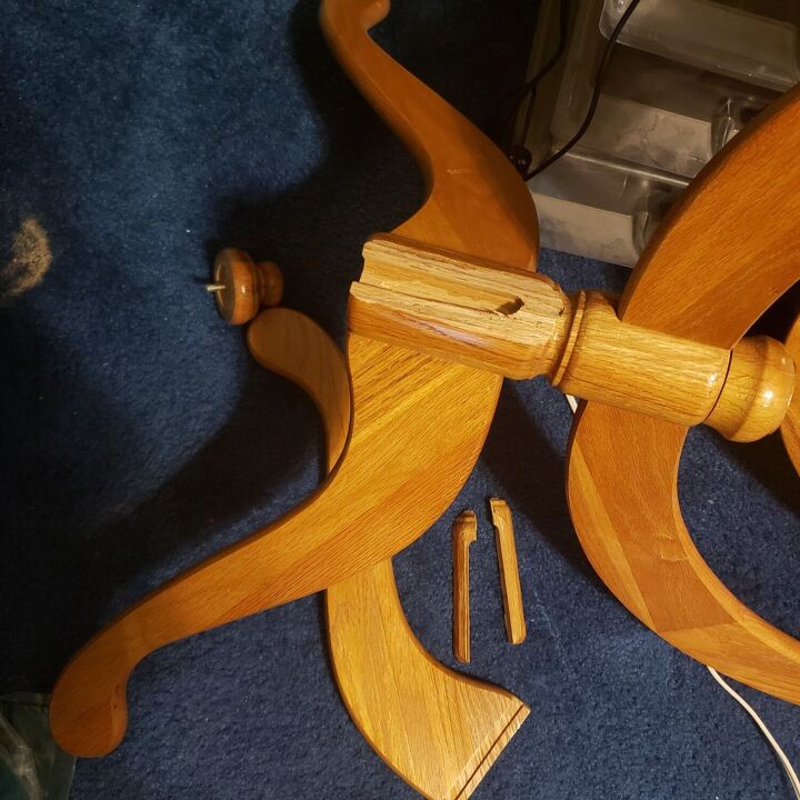 q how do i repair a cheval stand