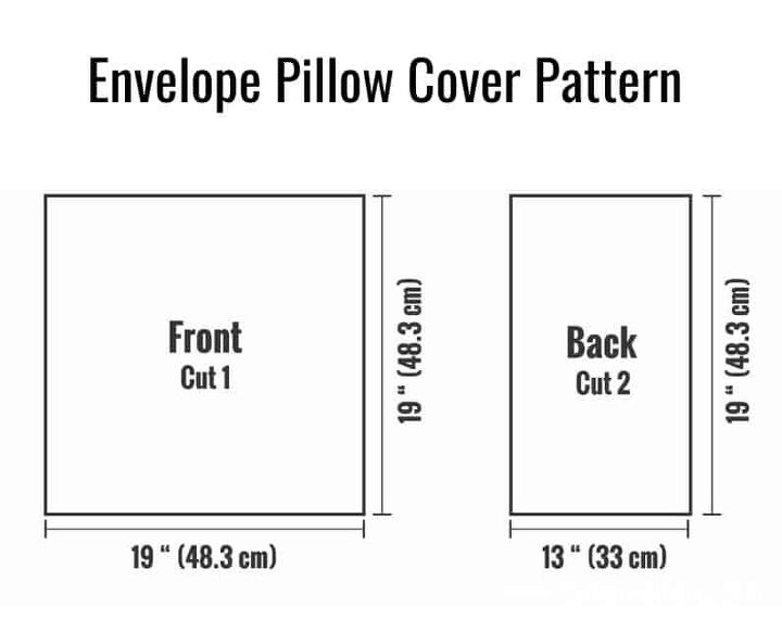 how to make a baby pillow cover tutorial