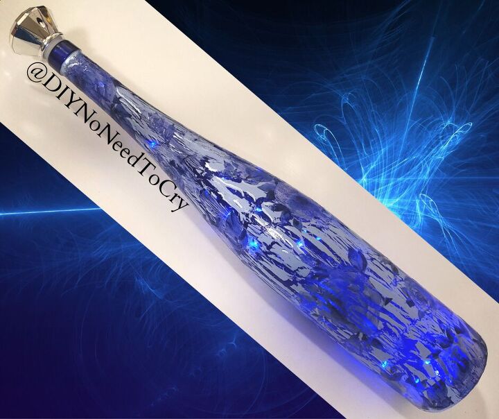 easy crackle with elmer s clear glue plus cool led lights