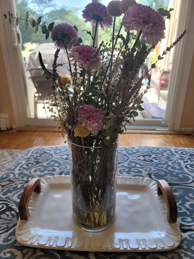 cmo hice una corona de otoo con flores secas