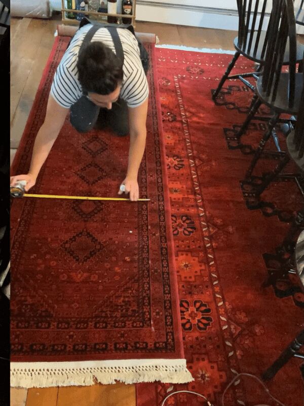 cmo encuadernar los bordes de la alfombra en casa