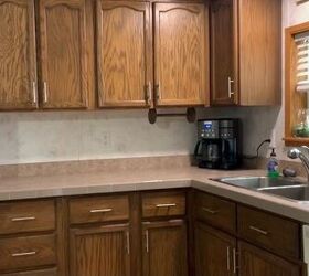 How to Upgrade Dated Honey Oak Cabinets