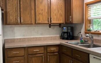 How to Upgrade Dated Honey Oak Cabinets