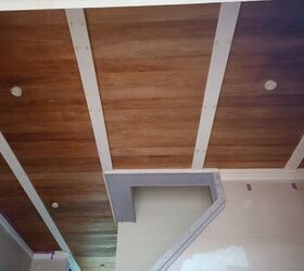 plywood plank ceiling