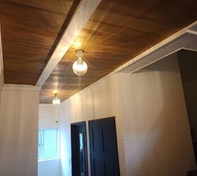 plywood plank ceiling