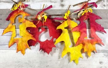  Banners de folha de outono fáceis de fazer - sem costura!