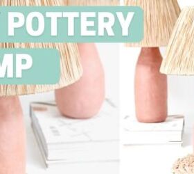 DIY Terracotta Lamp With Raffia Lampshade