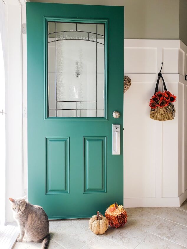 6 sencillos pasos para una puerta de entrada recin pintada