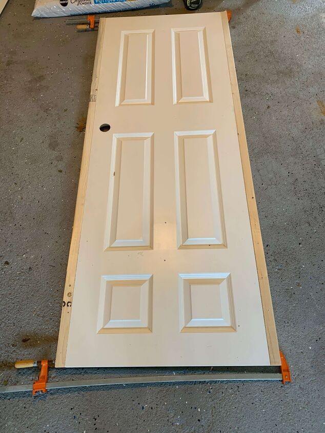 how to create a barn door using the original door
