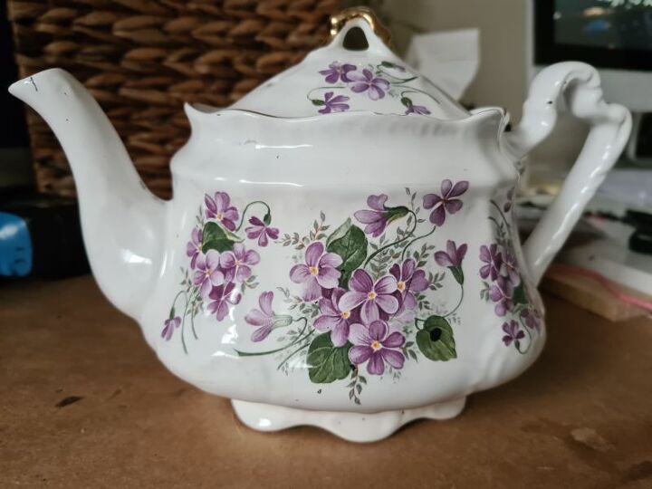upcycled teapot