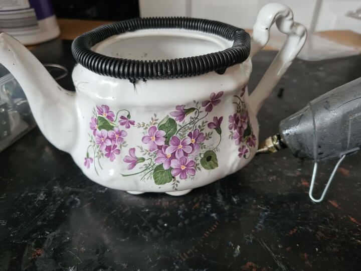 upcycled teapot