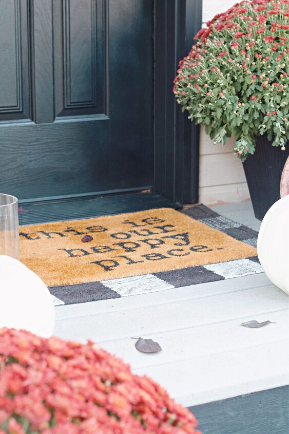 how to easily decorate a fall front porch