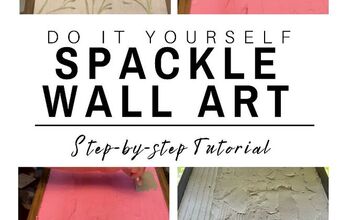 DIY Arte de pared abstracto con spackle