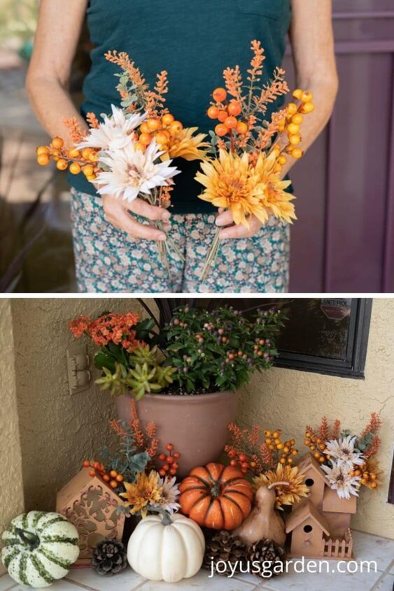 fall front porch decor ideas for a small front porch