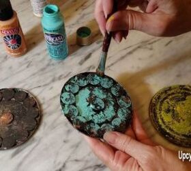 diy coasters recycled tin cans