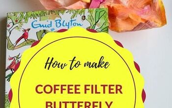 Cómo hacer accesorios de mariposa con filtro de café