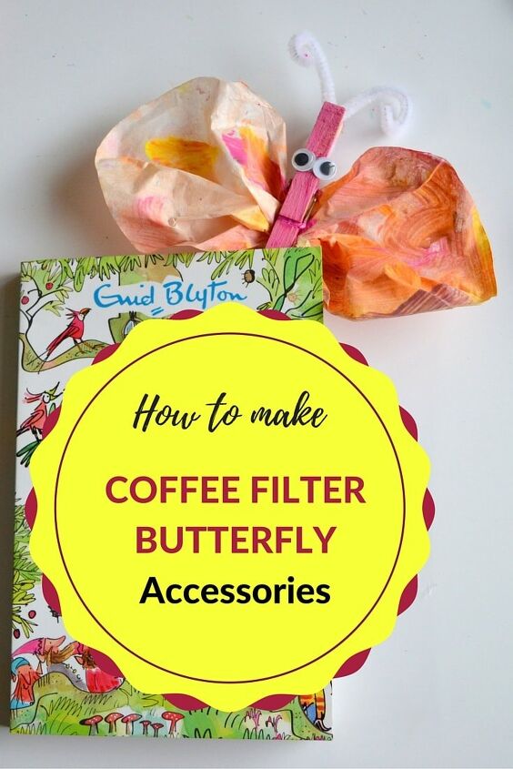 cmo hacer accesorios de mariposa con filtro de caf