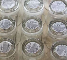 4 hacks for how to clean out a candle jar, upside down empty candle jars