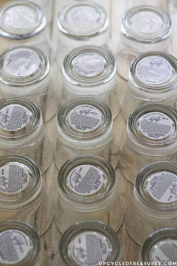 4 hacks for how to clean out a candle jar, upside down empty candle jars
