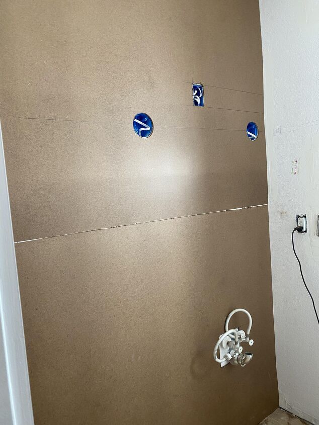 box trim walls powder room makeover part 2