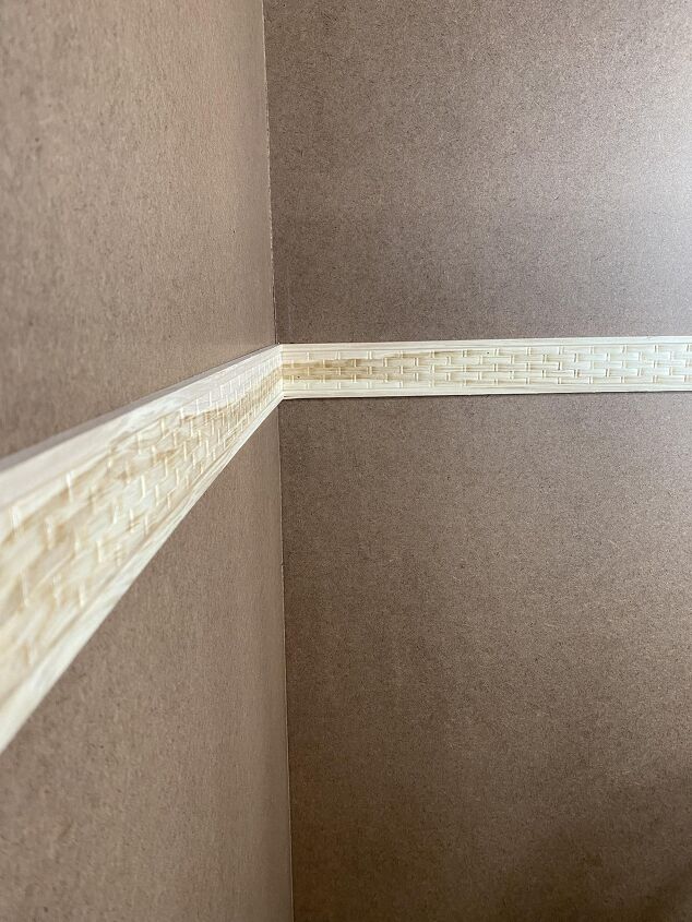 box trim walls powder room makeover part 2