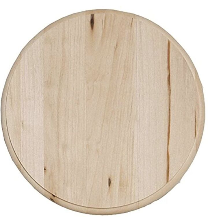 soporte de madera para tartas de otoo diy, Disco de madera de 8