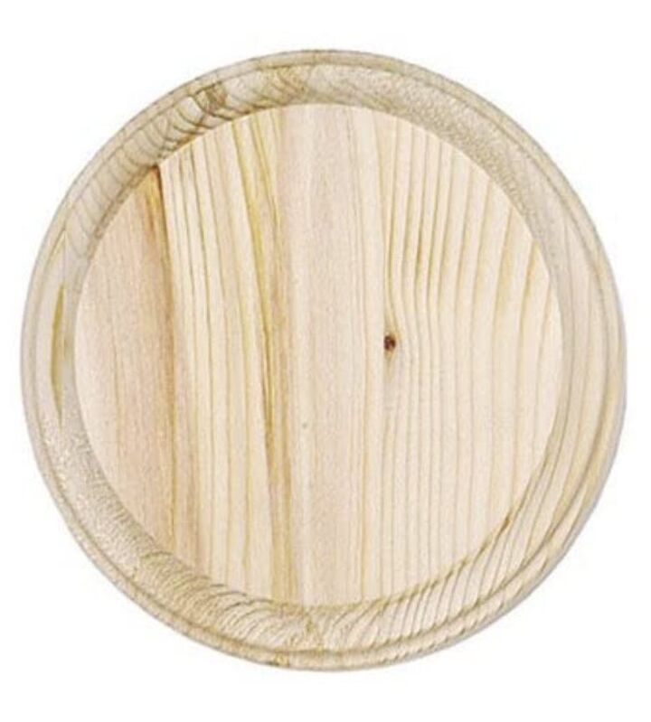 suporte para bolo de madeira de outono faa voc mesmo, disco de madeira de 5