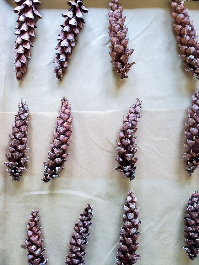 how to preserve pine cones