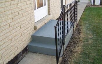Patching, Resurfacing, Painting Entryway and Steps