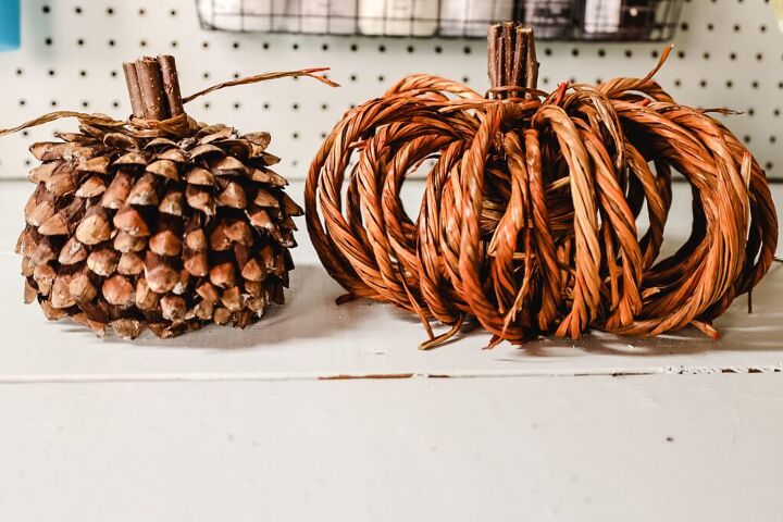 pine cone pumpkins