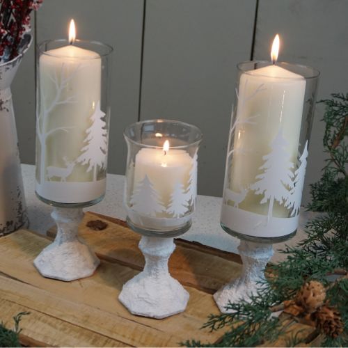 s 10 amazing decor ideas for pre christmas decorating, These snowy hurricane candles