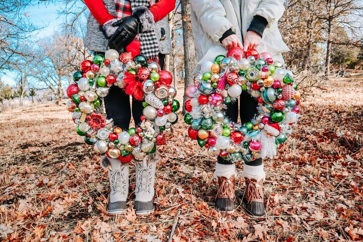 diy christmas ornament wreath