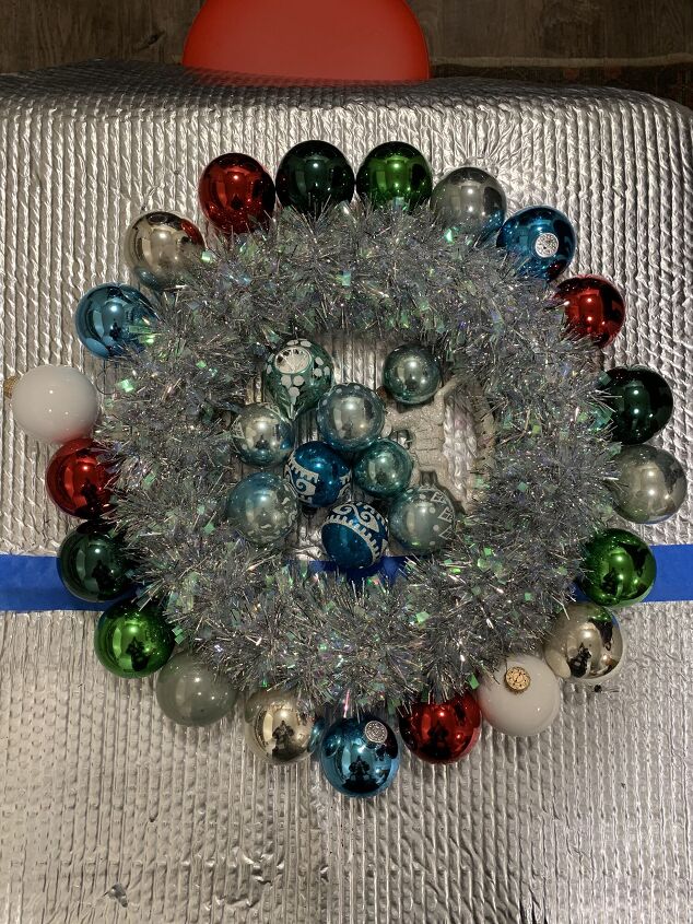 diy christmas ornament wreath
