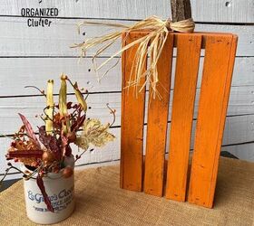 s 16 things you didn t know you could use for fall decor, An open slatted crate