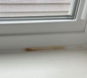 New Windows Installed...Caulk is discoloring in spots?